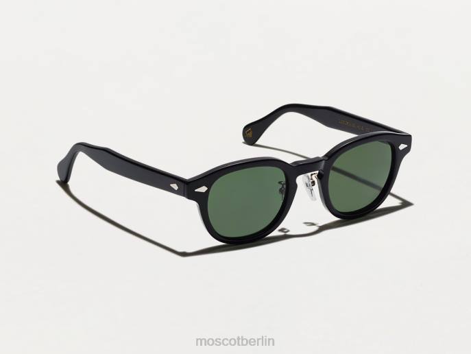 Gläser 44ZR675 Schwarz Moscot Lemtosh Sun mit Nasenpads aus Metall