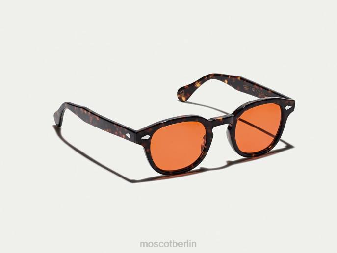 Gläser 44ZR697 Woodstock-Orange Moscot Lemtosh-Schildkröte mit maßgeschneiderten Farbtönen