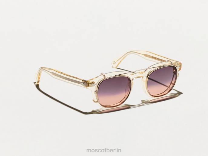 Gläser 44ZR747 Lichter der Stadt Moscot Cliptosh Gold mit maßgeschneiderten Farbtönen