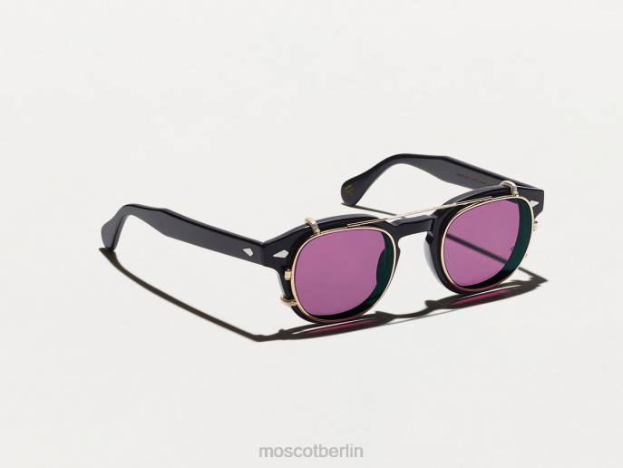 Gläser 44ZR751 lila Nurple Moscot Cliptosh Gold mit maßgeschneiderten Farbtönen