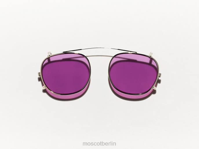 Gläser 44ZR751 lila Nurple Moscot Cliptosh Gold mit maßgeschneiderten Farbtönen