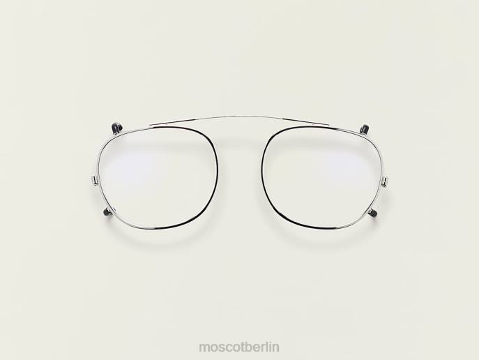 Gläser 44ZR762 Silber Moscot Cliptosh mit Blaulichtfilter