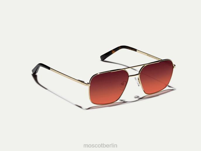 Brille 44ZR766 Cabernet Moscot Stärkeres Gold mit maßgeschneiderten Farbtönen