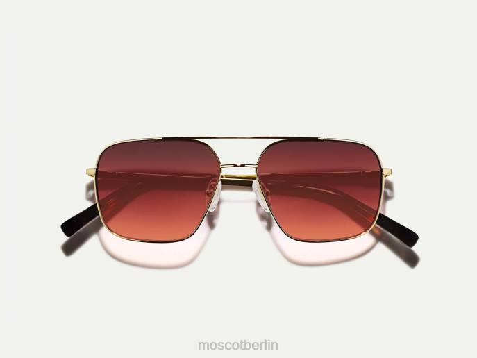 Brille 44ZR766 Cabernet Moscot Stärkeres Gold mit maßgeschneiderten Farbtönen