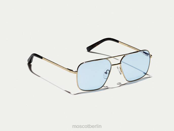 Brille 44ZR769 Bel Air Blau Moscot Stärkeres Gold mit maßgeschneiderten Farbtönen