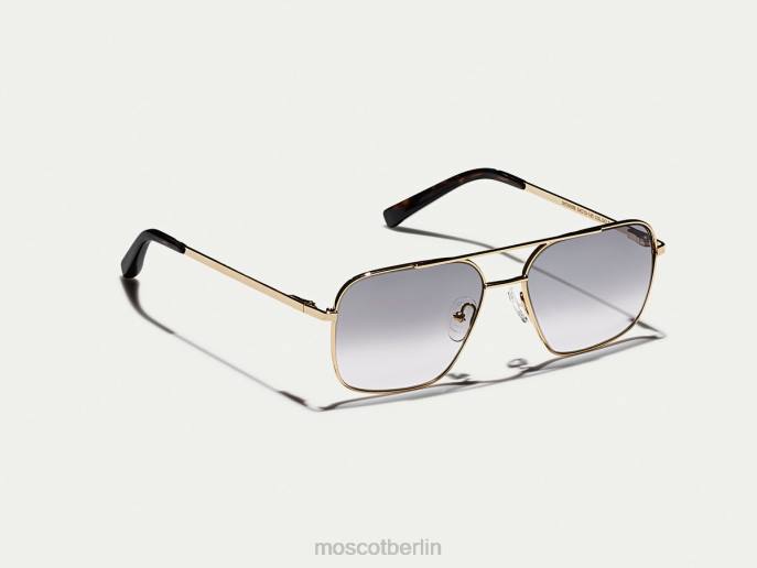 Brille 44ZR773 amerikanisches Grau verblassen Moscot Stärkeres Gold mit maßgeschneiderten Farbtönen
