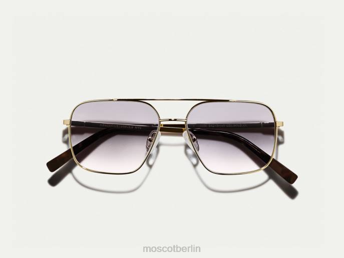 Brille 44ZR773 amerikanisches Grau verblassen Moscot Stärkeres Gold mit maßgeschneiderten Farbtönen