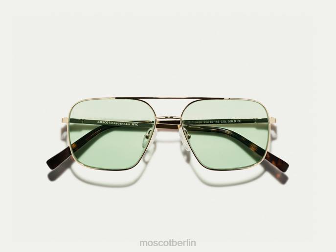 Brille 44ZR782 Rampenlicht Moscot Stärkeres Gold mit maßgeschneiderten Farbtönen