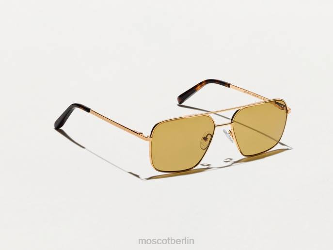 Brille 44ZR784 Bernstein Moscot Stärkeres Gold mit maßgeschneiderten Farbtönen
