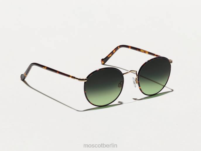 Brille 44ZR787 Waldholz Moscot Zev-Schildkröte mit maßgeschneiderten Farbtönen