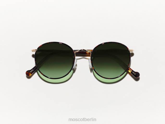 Brille 44ZR787 Waldholz Moscot Zev-Schildkröte mit maßgeschneiderten Farbtönen