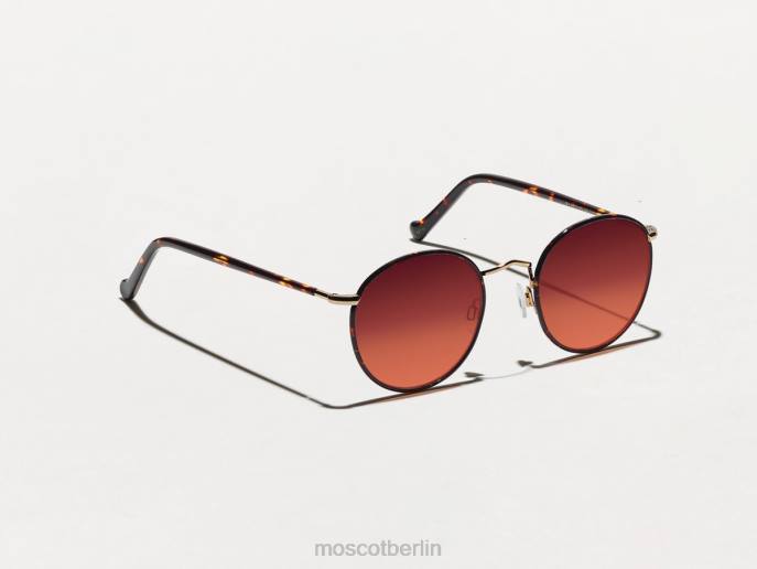 Brille 44ZR798 Cabernet Moscot Zev-Schildkröte mit maßgeschneiderten Farbtönen