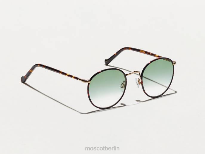 Brille 44ZR804 g-15 verblassen Moscot Zev-Schildkröte mit maßgeschneiderten Farbtönen