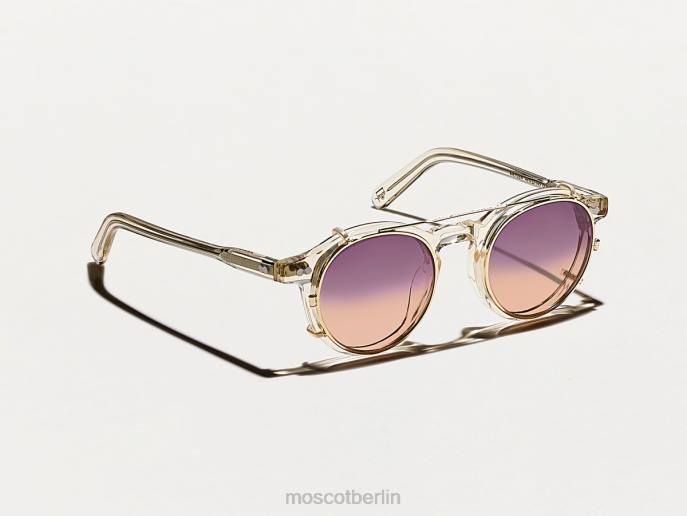 Brille 44ZR806 Lichter der Stadt Moscot Clipzen Gold mit maßgeschneiderten Farbtönen