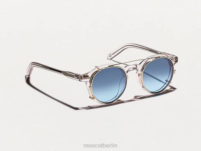 Brille 44ZR809 Denim Blue Moscot Clipzen Gold mit maßgeschneiderten Farbtönen
