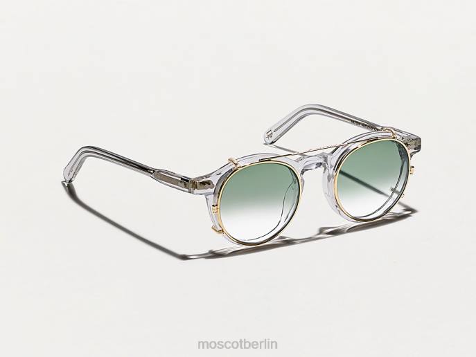 Brille 44ZR813 g-15 verblassen Moscot Clipzen Gold mit maßgeschneiderten Farbtönen