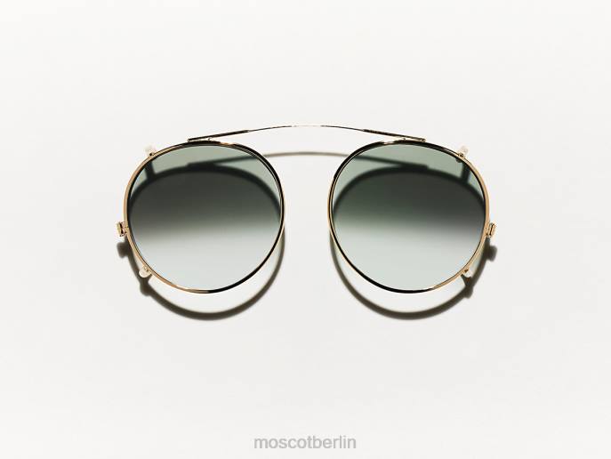Brille 44ZR813 g-15 verblassen Moscot Clipzen Gold mit maßgeschneiderten Farbtönen