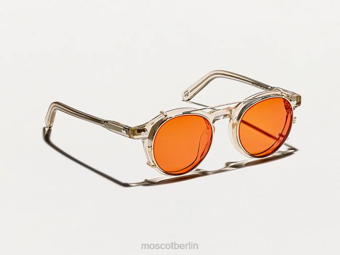 Brille 44ZR817 Woodstock-Orange Moscot Clipzen Gold mit maßgeschneiderten Farbtönen