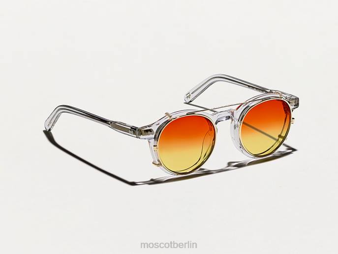 Brille 44ZR819 Zuckermais Moscot Clipzen Gold mit maßgeschneiderten Farbtönen