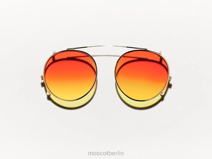 Brille 44ZR819 Zuckermais Moscot Clipzen Gold mit maßgeschneiderten Farbtönen