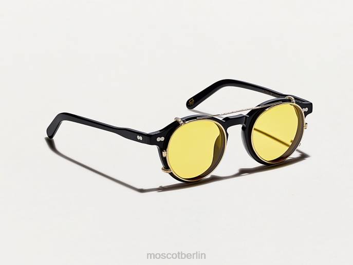 Brille 44ZR820 sanftes Gelb Moscot Clipzen Gold mit maßgeschneiderten Farbtönen
