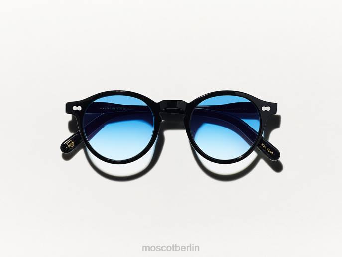 Brille 44ZR826 Broadway-Blau verblasst Moscot Miltzenschwarz mit maßgeschneiderten Farbtönen