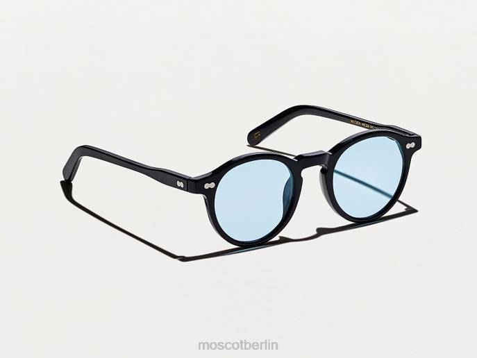 Brille 44ZR832 Bel Air Blau Moscot Miltzenschwarz mit maßgeschneiderten Farbtönen