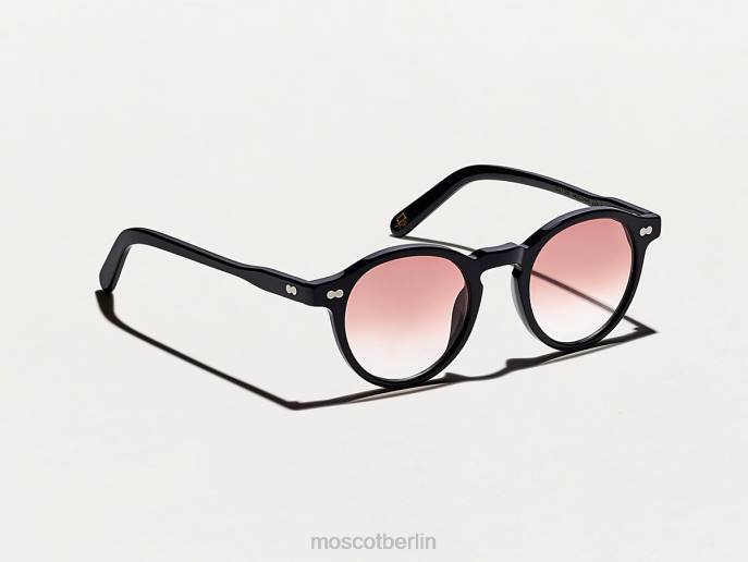 Brille 44ZR835 Wurzelbier verblassen Moscot Miltzenschwarz mit maßgeschneiderten Farbtönen