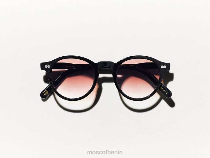 Brille 44ZR835 Wurzelbier verblassen Moscot Miltzenschwarz mit maßgeschneiderten Farbtönen