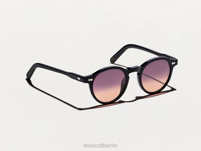 Brille 44ZR836 Lichter der Stadt Moscot Miltzenschwarz mit maßgeschneiderten Farbtönen