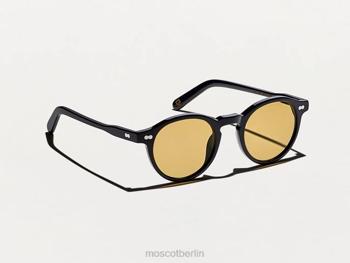 Brille 44ZR843 Bernstein Moscot Miltzenschwarz mit maßgeschneiderten Farbtönen