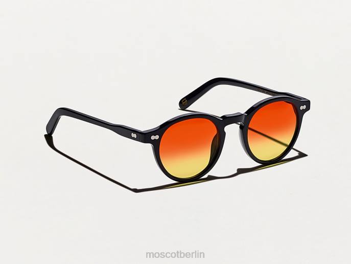 Brille 44ZR844 Zuckermais Moscot Miltzenschwarz mit maßgeschneiderten Farbtönen