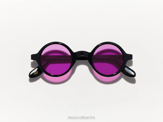 Brille 44ZR851 lila Nurple Moscot Zolman Black mit maßgeschneiderten Farbtönen