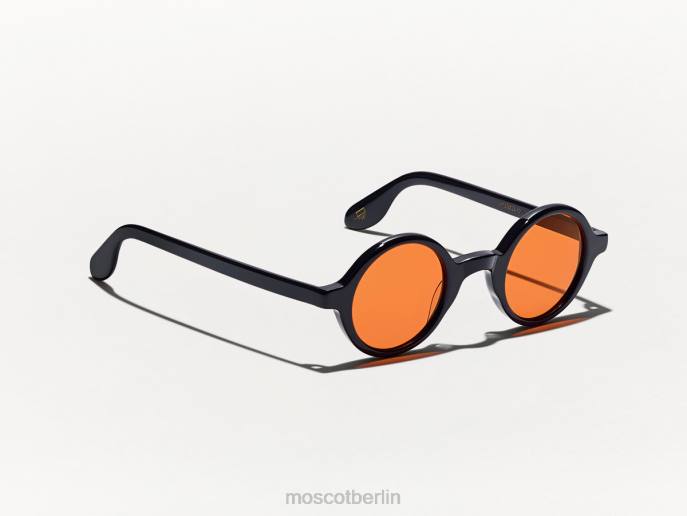 Brille 44ZR853 Woodstock-Orange Moscot Zolman Black mit maßgeschneiderten Farbtönen