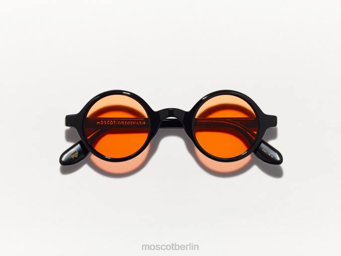 Brille 44ZR853 Woodstock-Orange Moscot Zolman Black mit maßgeschneiderten Farbtönen