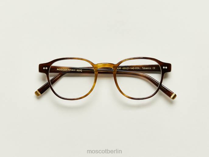 virtuelle Anprobe 44ZR925 Tabak Moscot Arthur