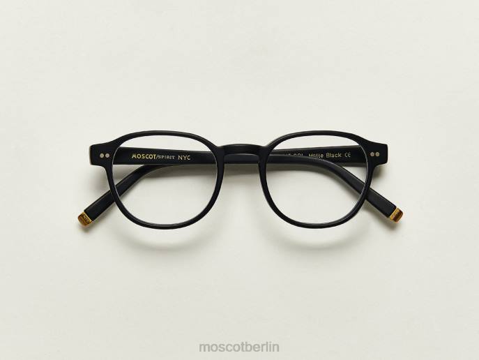 virtuelle Anprobe 44ZR927 Matt-schwarz Moscot Arthur
