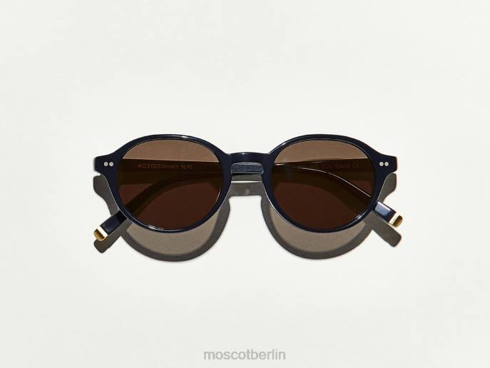 Sonnenbrille 44ZR634 Schwarz Moscot Kleine Sonne