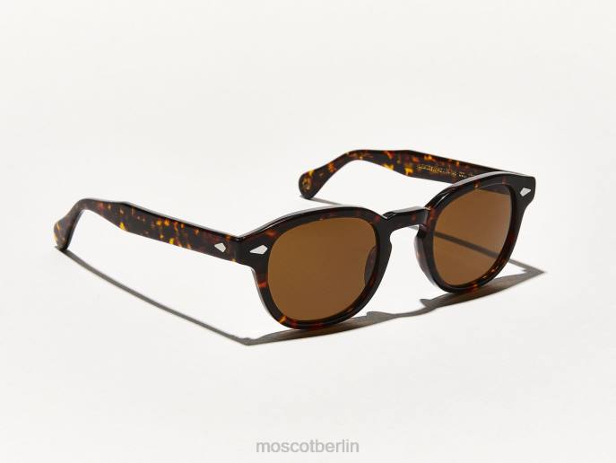 Sonnenbrille 44ZR386 Schildkröte mit cosmitanbrauner Linse Moscot Lemtosh-Sonne