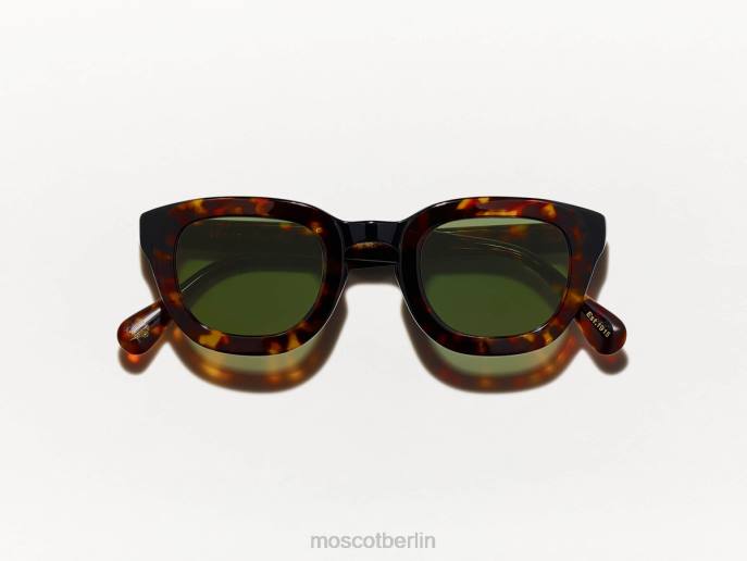 Sonnenbrille 44ZR459 Schildkröte/Schwarz Moscot telena sonne