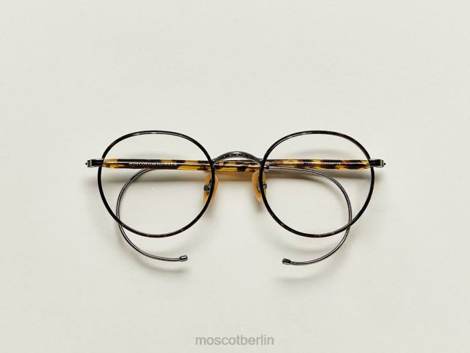 Sonnenbrille 44ZR475 antikes Schildpatt/Rotguss Moscot Spiel-Clip-Paket