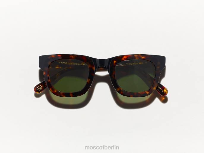Sonnenbrille 44ZR499 Schildkröte/Schwarz Moscot Fritz Sonne