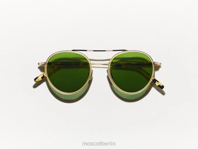 Sonnenbrille 44ZR508 Zitrone/Schildkröte Moscot Pupik-Sonne