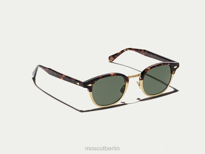 Sonnenbrille 44ZR515 Schildkröte/Mattgold Moscot Lemtosh-Mac Sonne