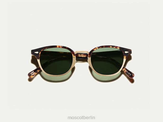Sonnenbrille 44ZR515 Schildkröte/Mattgold Moscot Lemtosh-Mac Sonne