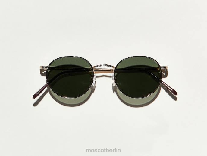 Sonnenbrille 44ZR530 Gold Moscot Dov Sonne