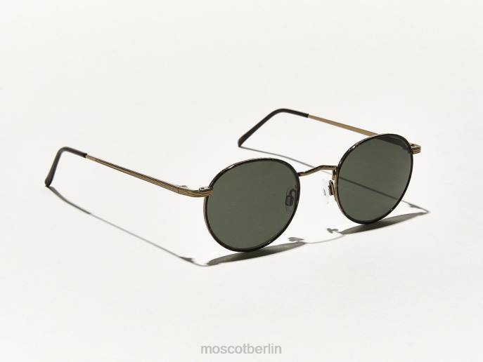 Sonnenbrille 44ZR532 Schildkröte/Antikgold Moscot Dov Sonne