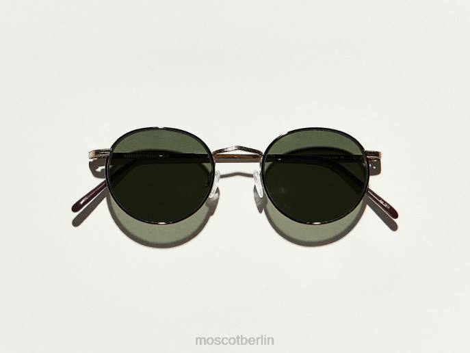 Sonnenbrille 44ZR532 Schildkröte/Antikgold Moscot Dov Sonne