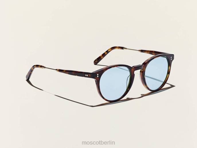 Sonnenbrille 44ZR566 Spot Schildkröte/Gold Moscot Golda Sonne