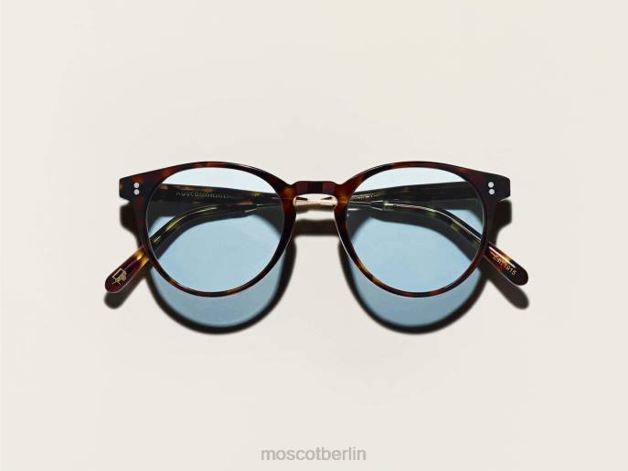 Sonnenbrille 44ZR566 Spot Schildkröte/Gold Moscot Golda Sonne